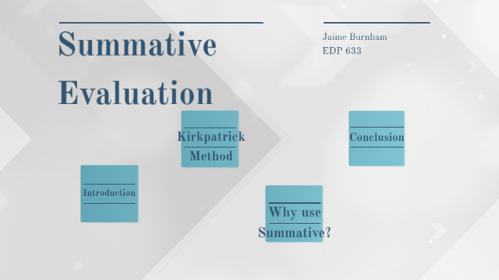 Summative Evaluation by jaime burnham on Prezi