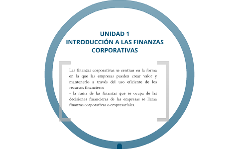 INTRODUCCIÓN A LAS FINANZAS CORPORATIVAS by Alicia Castrejón Rojas on Prezi