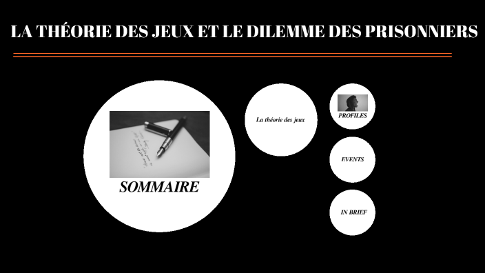 La théorie des jeux et le dilemme du prisonnier by Noémie Barrière on Prezi