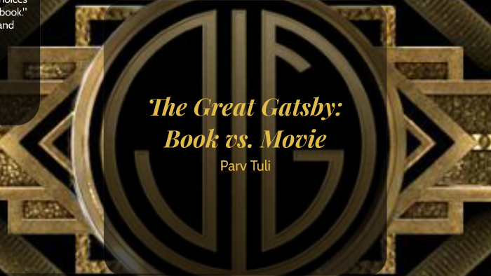 great gatsby movie vs book