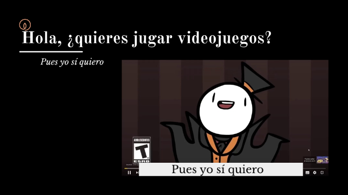 Hola quieres jugar videojuegos by Mildred Mendoza on Prezi Next