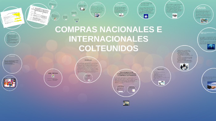 COMPRAS NACIONALES E INTERNACIONALES by diego javier castañeda chaparro