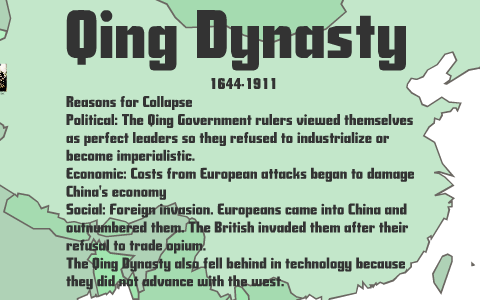 qing dynasty collapse fall causes china essay example