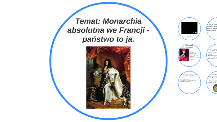 Temat: Monarchia absolutna we Francji - państwo to ja. by Insta