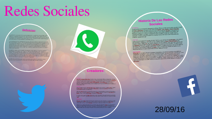 Redes Sociales by Daniela Tovar on Prezi