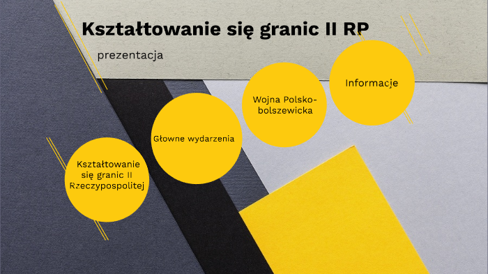 Kształtowanie się granic II RP Konrad Gruszczyński by Konrad