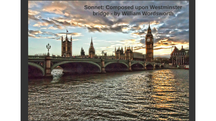 composed upon westminster bridge tone