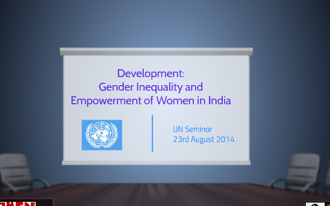 Gender Inequality and Empowerment of Women in India by Kanitha ...