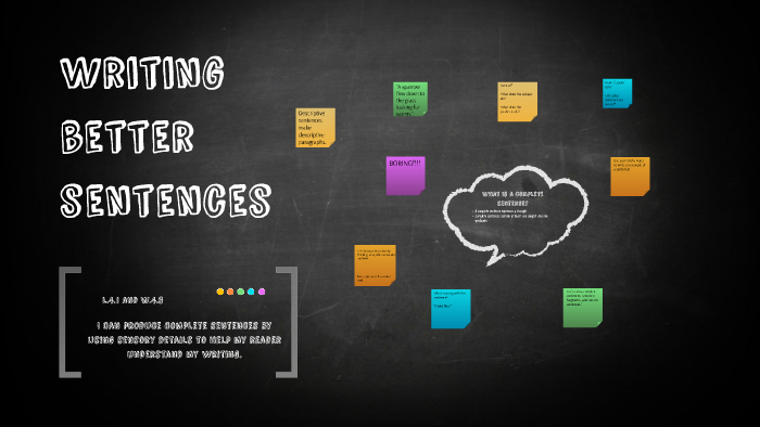 Writing better sentences by Brandy Alexander on Prezi