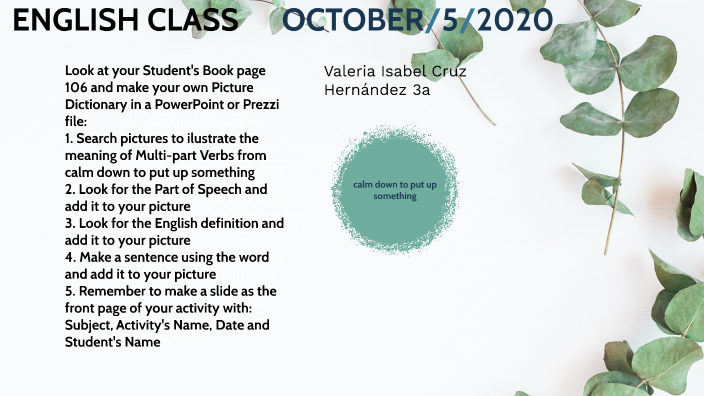 english class by Valeria Isabel Cruz Hernández on Prezi