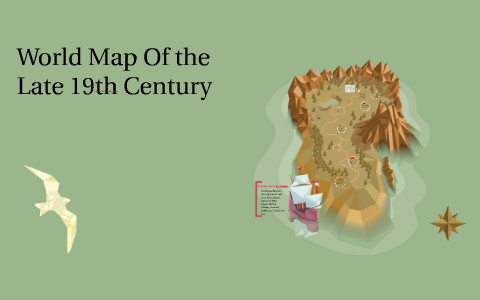 World Map Of the Late 19th Century by Zeelena Pina