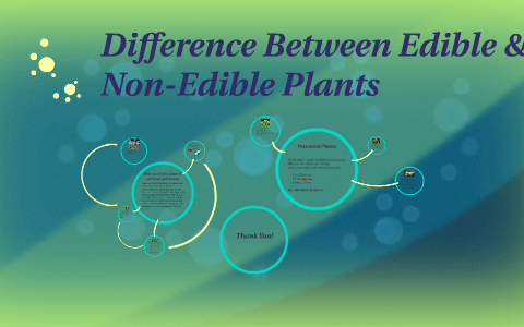 Difference Between Edible & Non-Edible Plants by jensen hemeon on Prezi