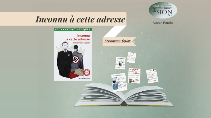 Inconnu à Cette Adresse Questionnaire Corrigé prezi.com