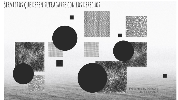 Servicios que deben sufragarse con los derechos by Ernesto Martinez on