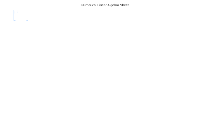 numerical-linear-algebra-sheet-by-william-rosenberger