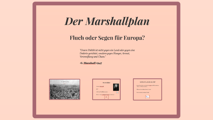 Marshall Plan By Fatih Oznur