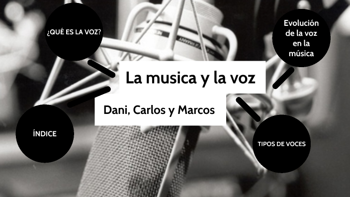 La música y la voz by M P on Prezi