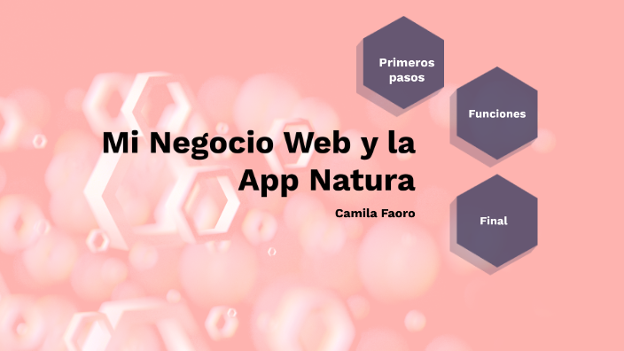 Mi negocio Web y la App Natura by Camila Faoro on Prezi Next