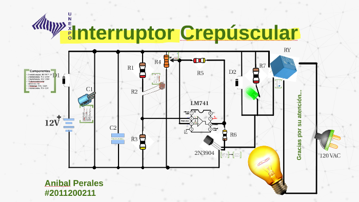 Interruptor Crepuscular con Amplificador Operacional - Electrónica Unicrom