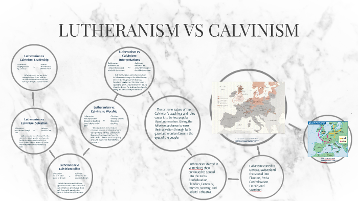 calvinism vs lutheranism