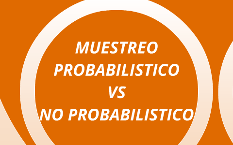 PROBABILISTICO VS NO PROBABILISTICO by adriana rodriguez