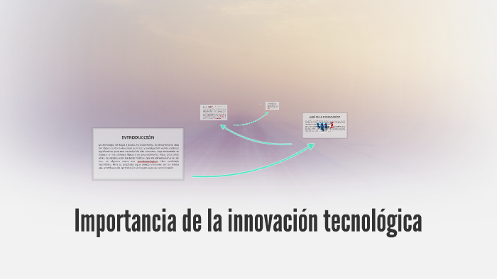 Importancia de la innovación de la tecnología by Nelly Romero Cabarcas ...