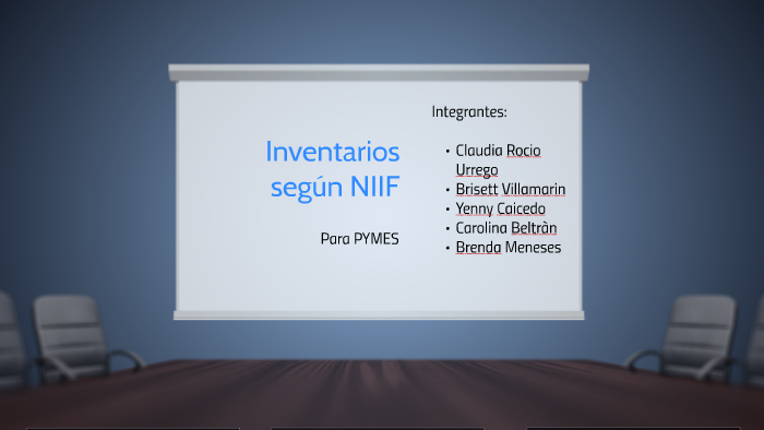 Inventarios Segùn Niif Para Pymes By Brenda Meneses 6095