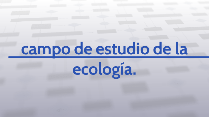 campo de estudio de la ecologia. by DANIEL ANTONIO. MARTINEZ GARCIA.