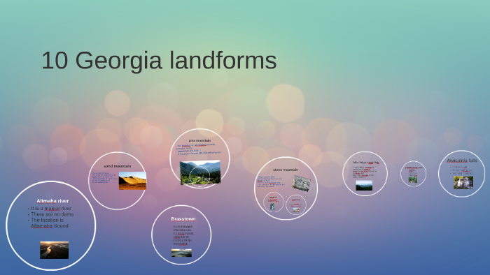 10 Georgia Landforms By Lillian Hicks 4510