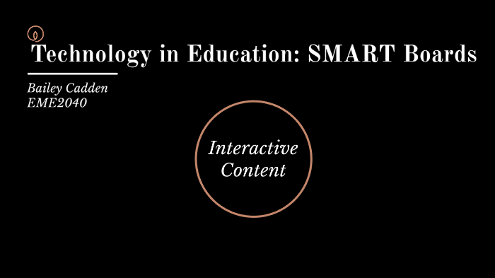 Technology in Education by Bailey Cadden on Prezi