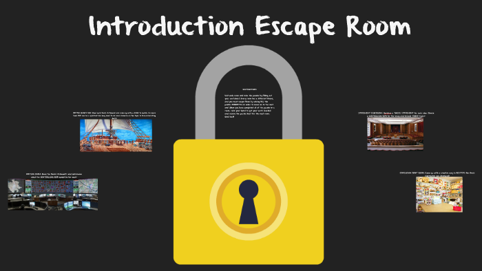 Introduction Escape Room by Haley Arnold on Prezi