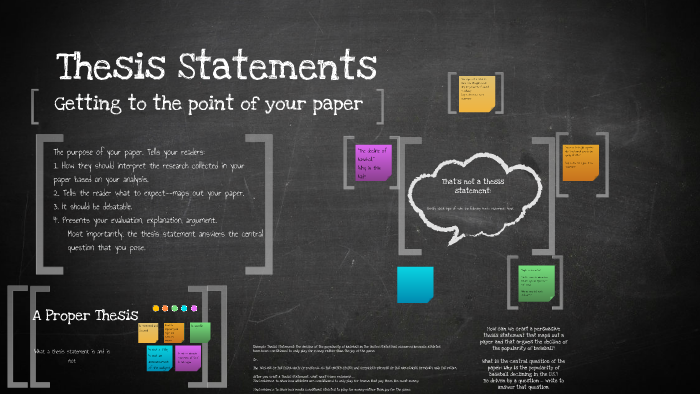 Thesis Statements by Jennifer Ochstein on Prezi