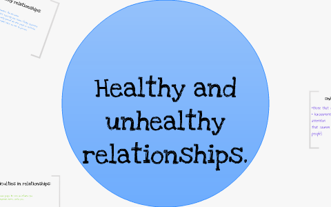Healthy and unhealthy relationships. by Nicole Benetti on Prezi