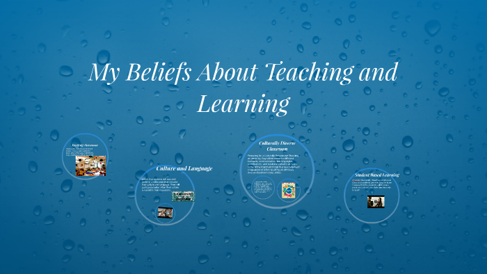 my beliefs about teaching and learning essay