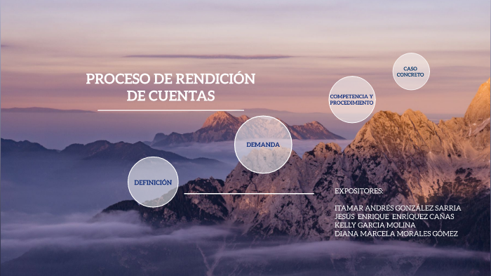 PROCESO DE RENDICIÓN DE CUENTAS By Diana Morales On Prezi