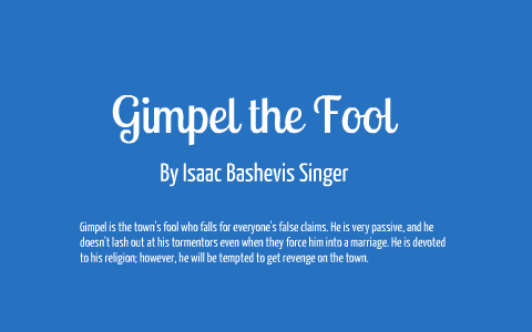 gimpel the fool short story