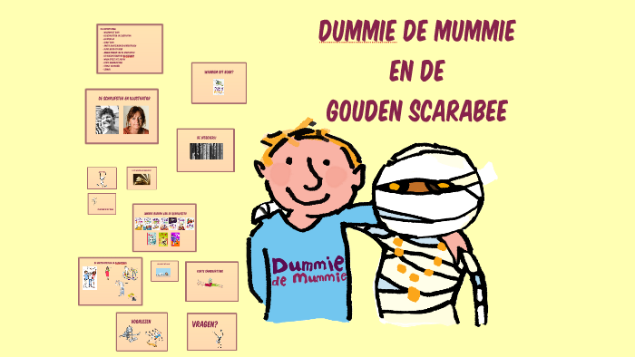 Dummie de mummie en de gouden scarabee by Jesper Stern