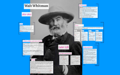 research paper on walt whitman