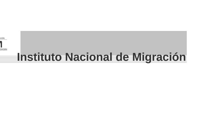 Escudo Inm Instituto Nacional De Migracion Logo