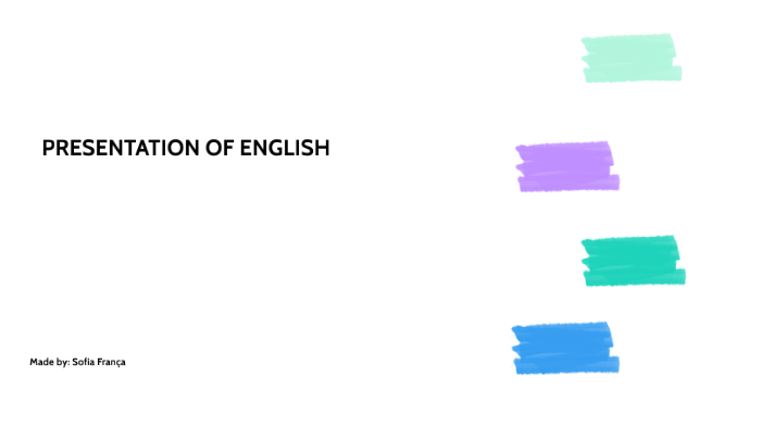 PRESENTATION OF ENGLISH by Sofia Vieira on Prezi