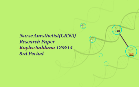 research paper on nurse anesthetist