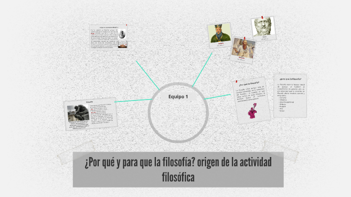 ¿Por qué y para que la filosofía? origen de la actividad fil by Yareli