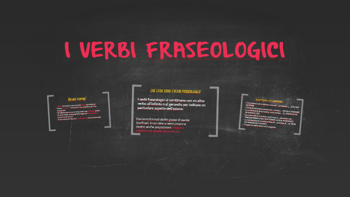 Verbi Fraseologici By Claudia Posabella On Prezi 9064