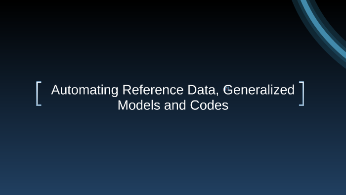 Automating Reference Data by Karen Lopez on Prezi