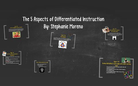 The 5 Aspects of Differentiated Instruction by Stephanie Moreno on Prezi