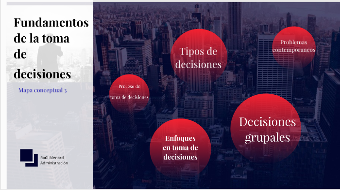 Fundamentos de la toma de decisiones by Raul Menard on Prezi