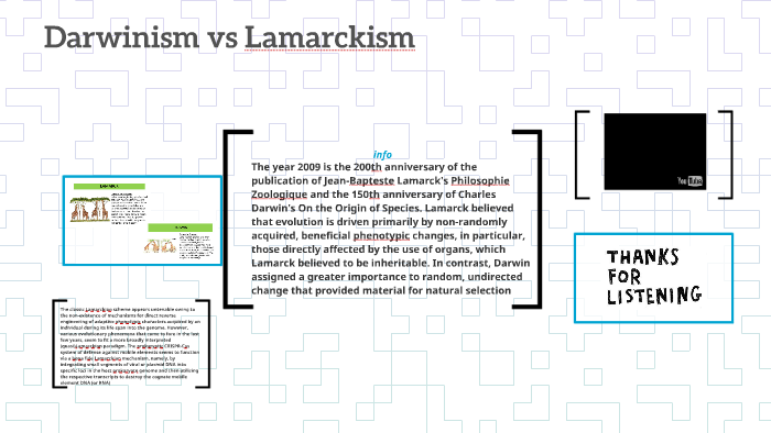 Darwinism vs Lamarckism by ece bostanoğlu on Prezi
