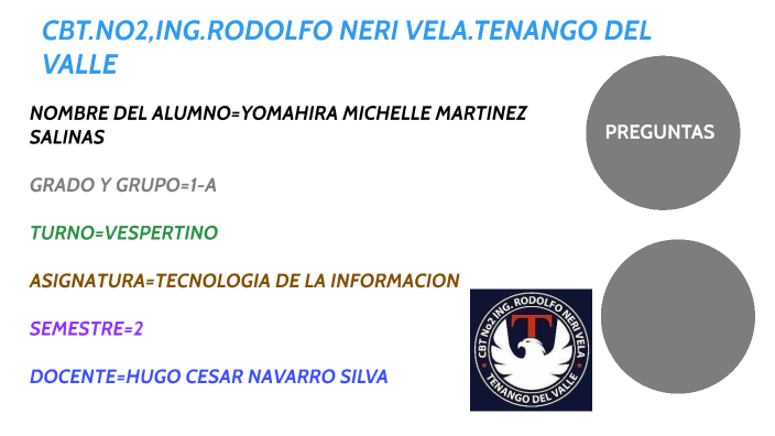 CBT.NO2,ING.RODOLFO NERI VELA.TENANGO DEL VALLE by yomahira michelle
