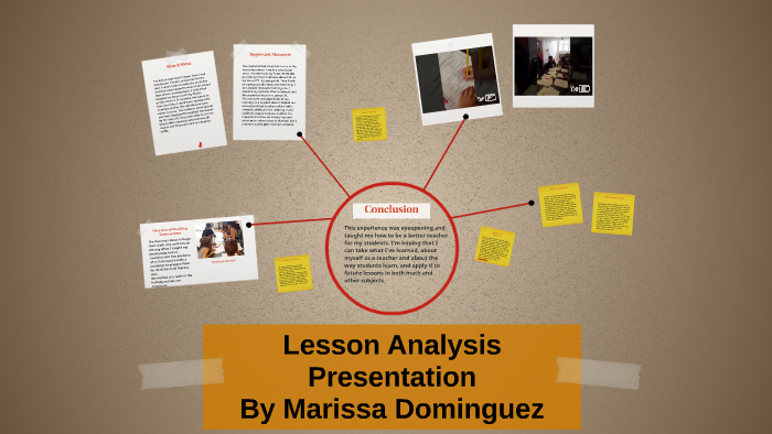 Lesson Analysis Presentation by Marissa Dominguez on Prezi