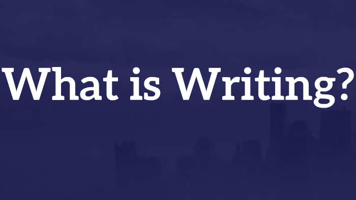 What Is Writing By Jenna Mullett